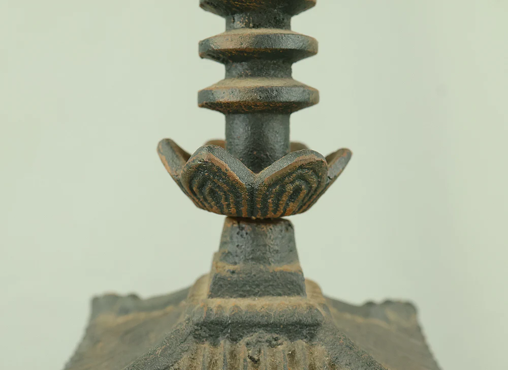 Iron Five Storied Pagoda Ornaments Okimono VA964 - Image 16