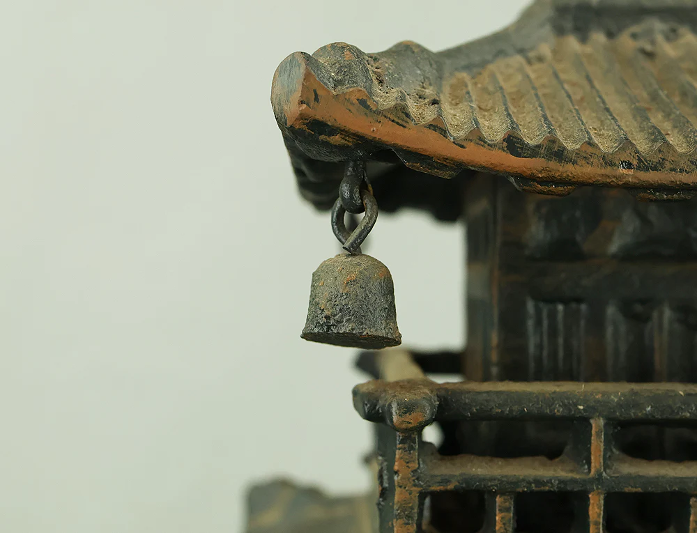 Iron Five Storied Pagoda Ornaments Okimono VA964 - Image 20