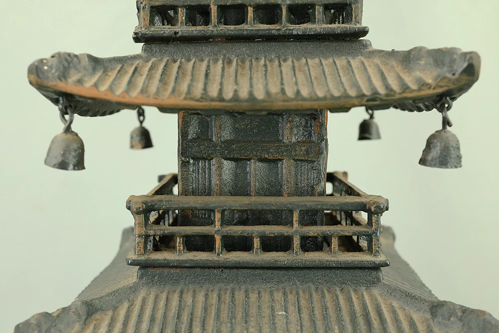 Iron Five Storied Pagoda Ornaments Okimono VA964 - Image 22