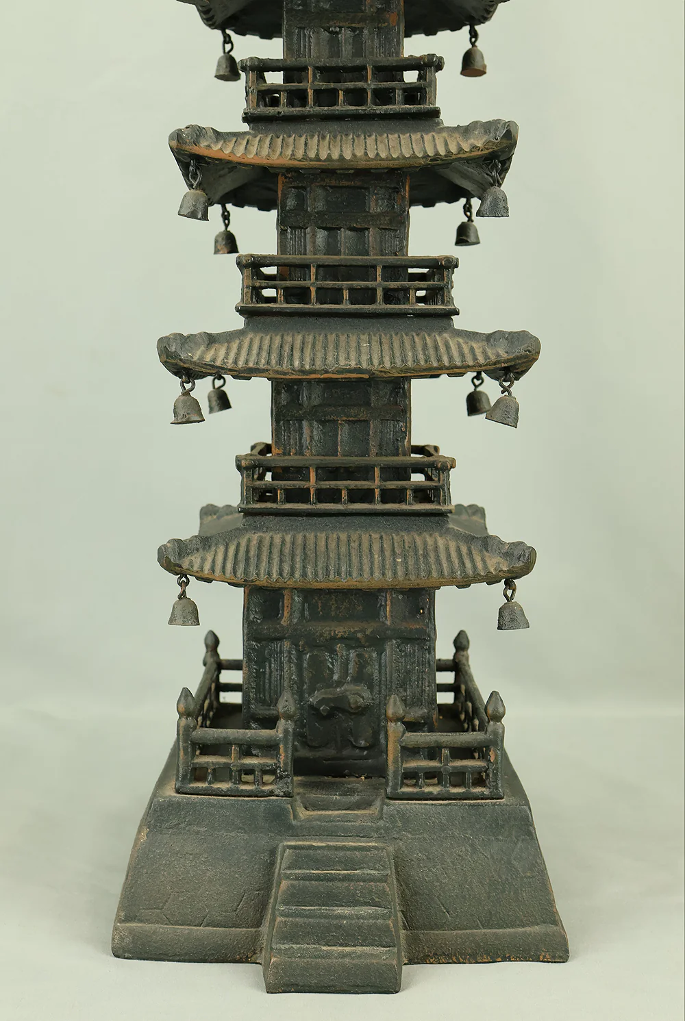 Iron Five Storied Pagoda Ornaments Okimono VA964 - Image 23