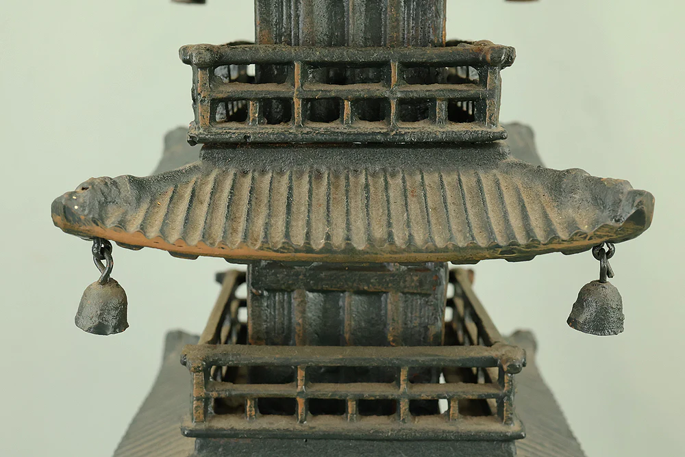 Iron Five Storied Pagoda Ornaments Okimono VA964 - Image 24