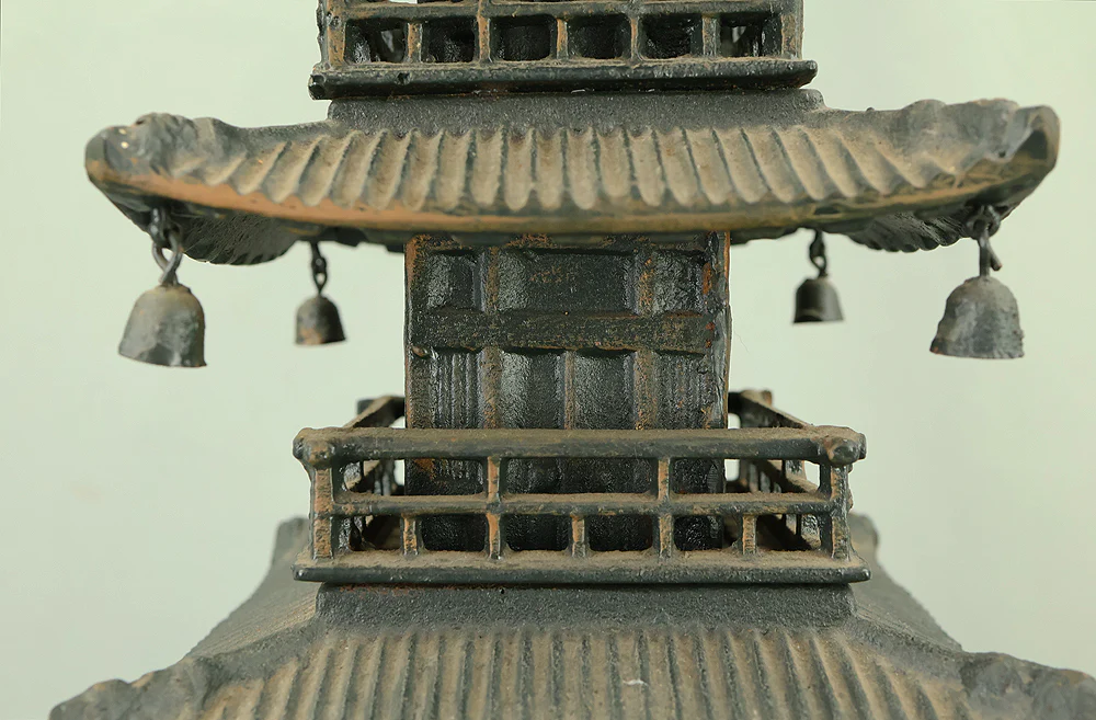 Iron Five Storied Pagoda Ornaments Okimono VA964 - Image 25