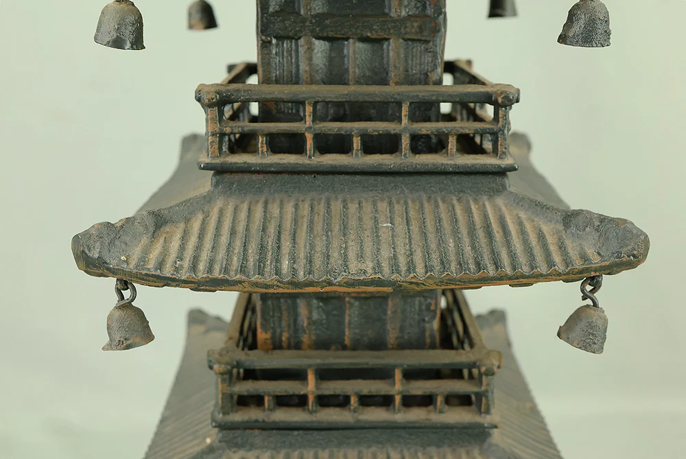 Iron Five Storied Pagoda Ornaments Okimono VA964 - Image 26