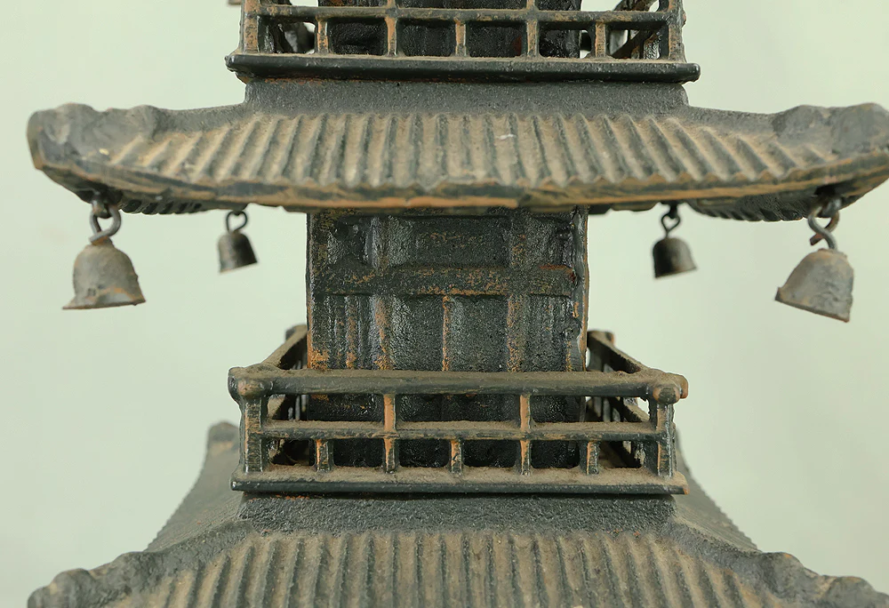 Iron Five Storied Pagoda Ornaments Okimono VA964 - Image 27