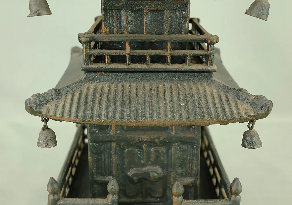 Iron Five Storied Pagoda Ornaments Okimono VA964 - Image 28