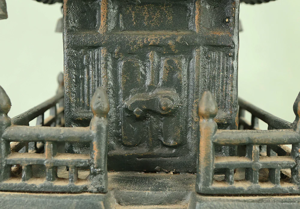 Iron Five Storied Pagoda Ornaments Okimono VA964 - Image 30