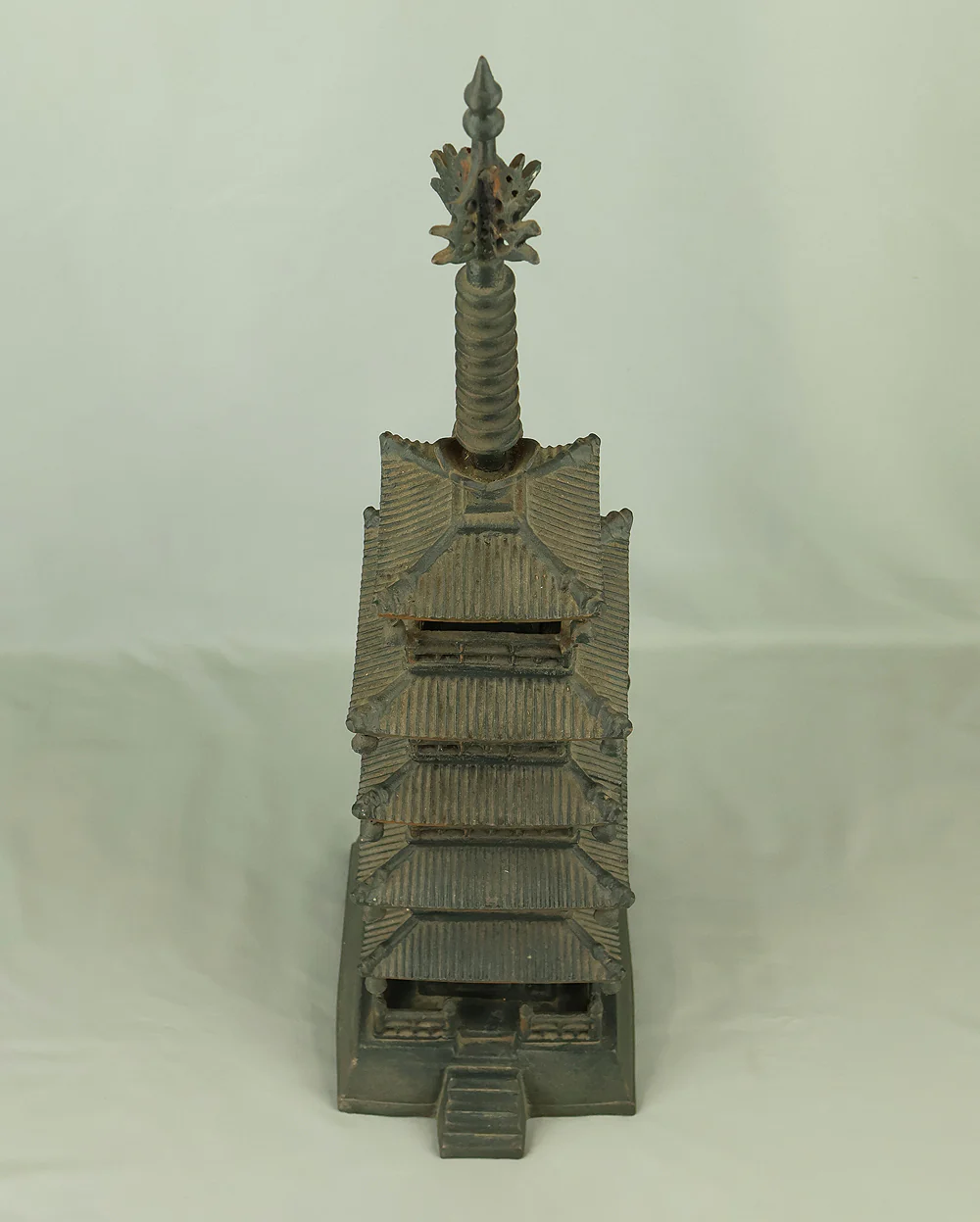 Iron Five Storied Pagoda Ornaments Okimono VA964 - Image 34