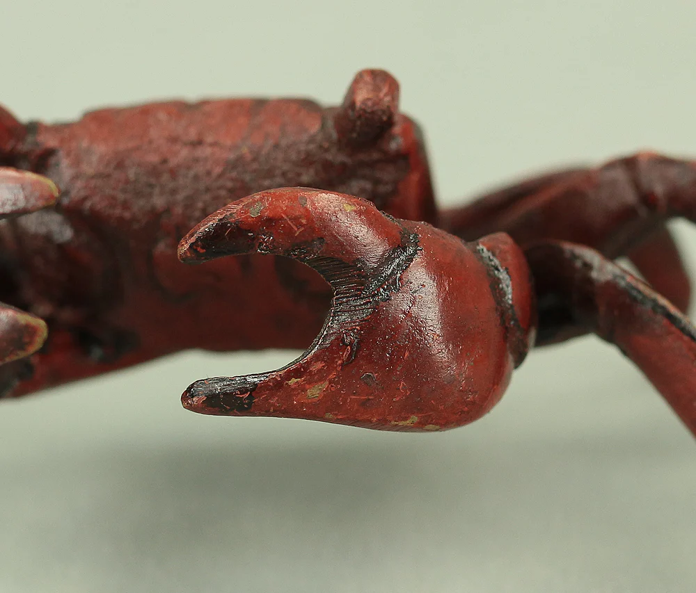 Japanese Bronze Tenpai Okimono Ornaments 'Five Crabs' for Bonsai Suiseki V978 - Image 19