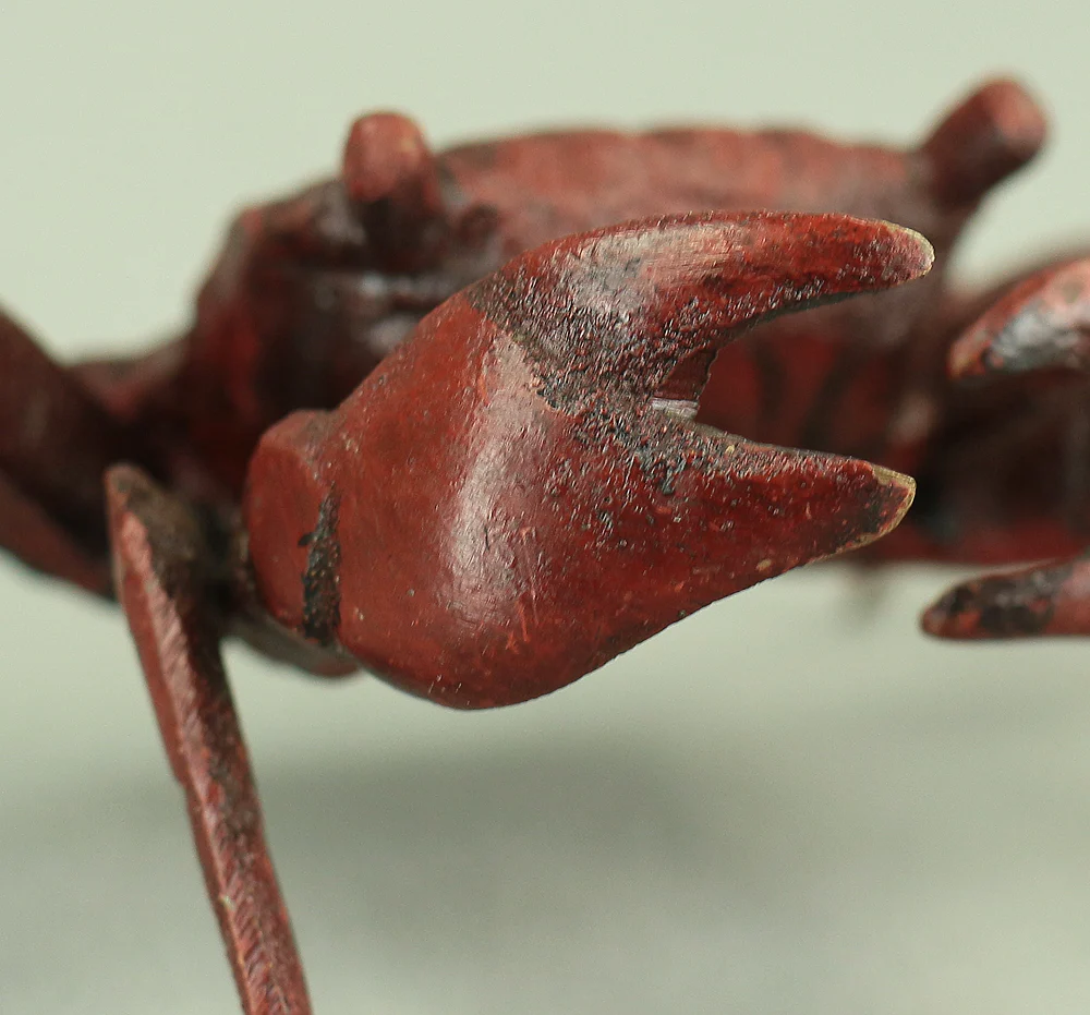 Japanese Bronze Tenpai Okimono Ornaments 'Five Crabs' for Bonsai Suiseki V978 - Image 20