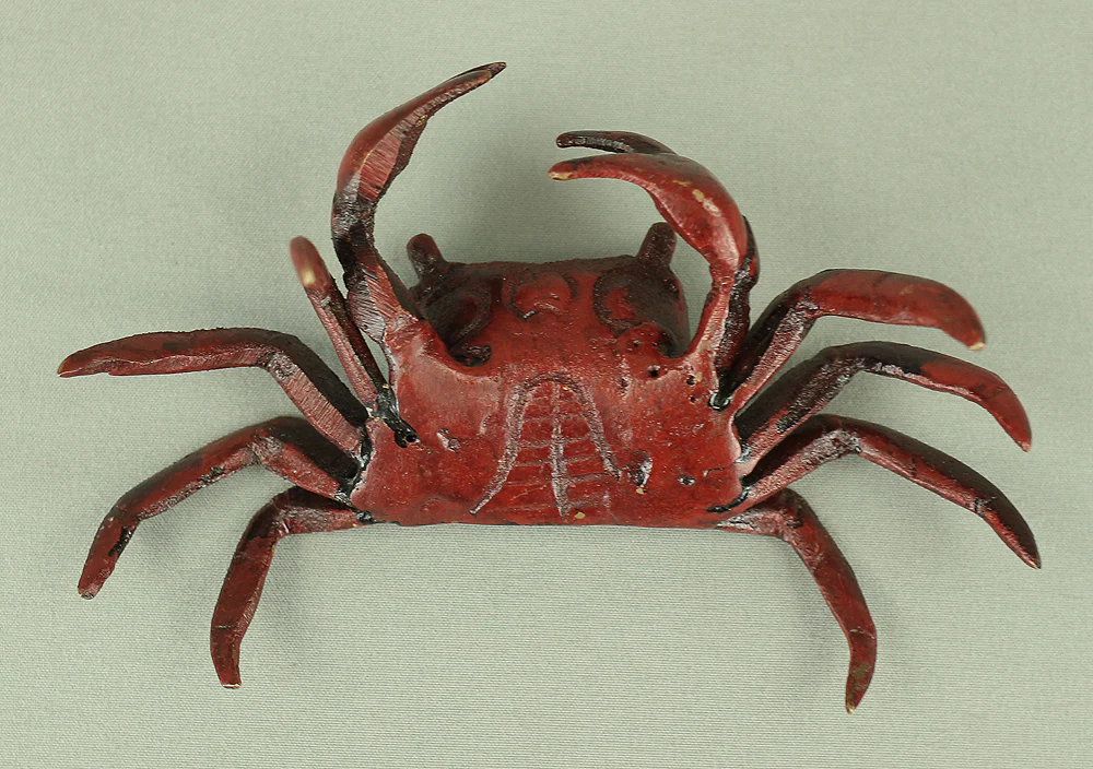 Japanese Bronze Tenpai Okimono Ornaments 'Five Crabs' for Bonsai Suiseki V978 - Image 22