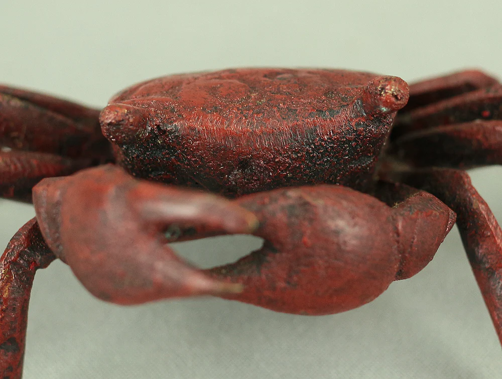 Japanese Bronze Tenpai Okimono Ornaments 'Five Crabs' for Bonsai Suiseki V978 - Image 29