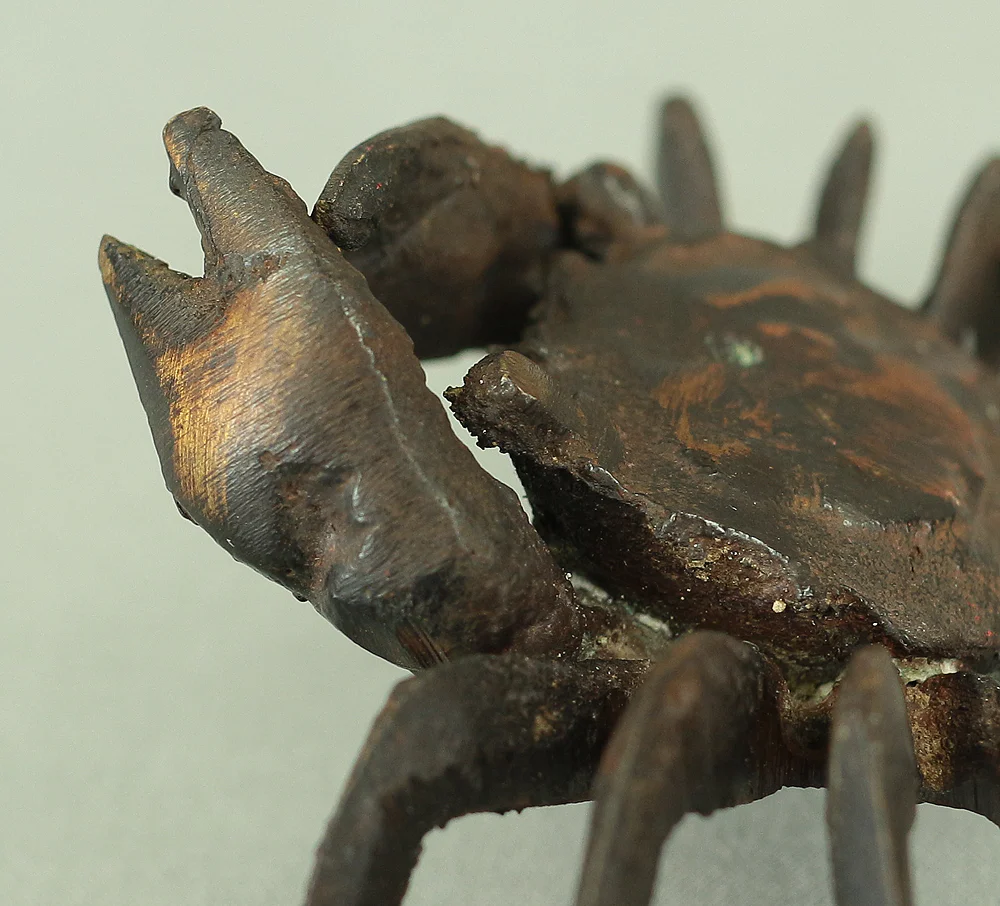 Japanese Bronze Tenpai Okimono Ornaments 'Five Crabs' for Bonsai Suiseki V978 - Image 37