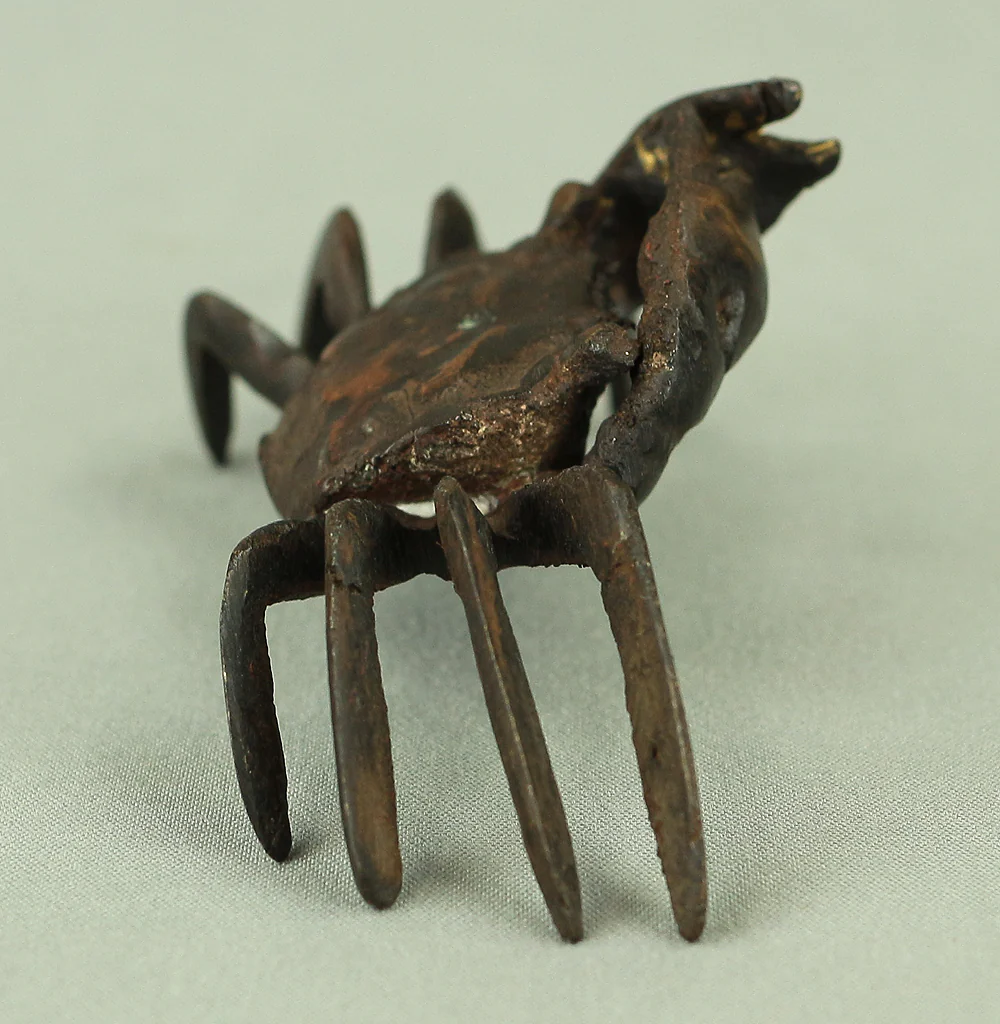 Japanese Bronze Tenpai Okimono Ornaments 'Five Crabs' for Bonsai Suiseki V978 - Image 39