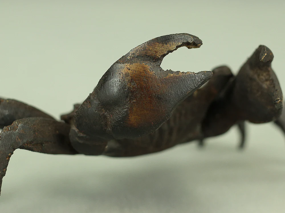 Japanese Bronze Tenpai Okimono Ornaments 'Five Crabs' for Bonsai Suiseki V978 - Image 9