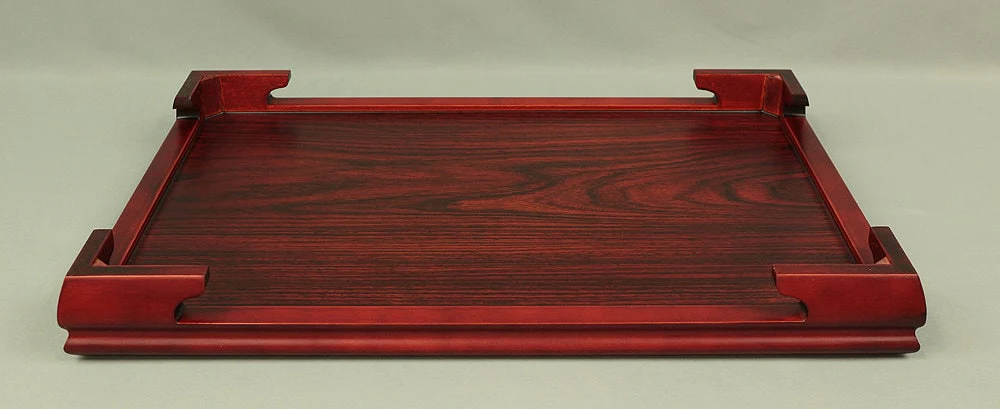 花台 Kadai Japanese Wooden Shitan rosewood flat Stand for Flower vase, used in Bonsai, Suiseki, Kado, Ikebana V506 / Japan House Interior - Image 10