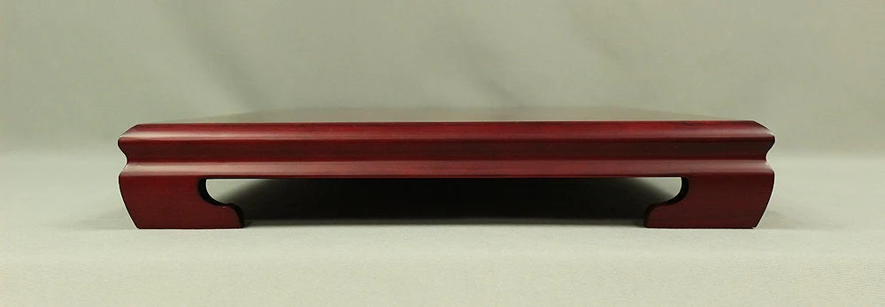 花台 Kadai Japanese Wooden Shitan rosewood flat Stand for Flower vase, used in Bonsai, Suiseki, Kado, Ikebana V506 / Japan House Interior - Image 6