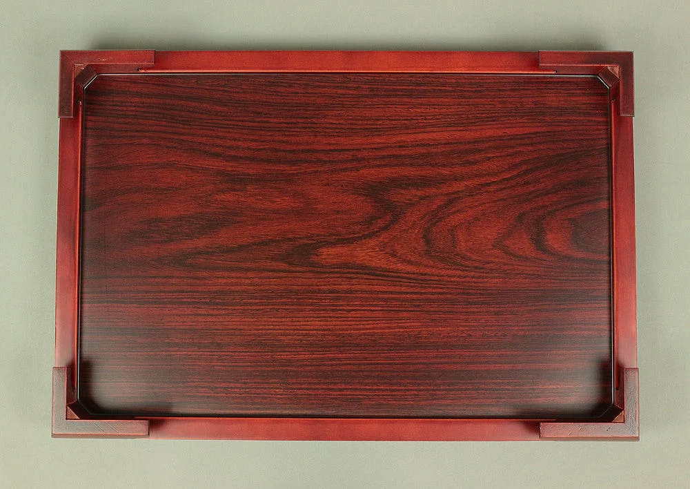 花台 Kadai Japanese Wooden Shitan rosewood flat Stand for Flower vase, used in Bonsai, Suiseki, Kado, Ikebana V506 / Japan House Interior - Image 9