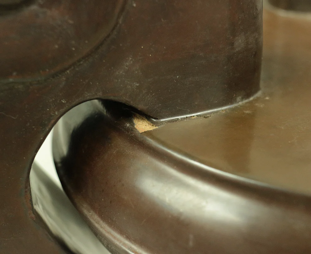 花台 KADAI Japanese Wooden Stand with three supports for Flower vase, IKEBANA, BONSAI etc V448 / Japan Planter Interior House plants Gardening - Image 13