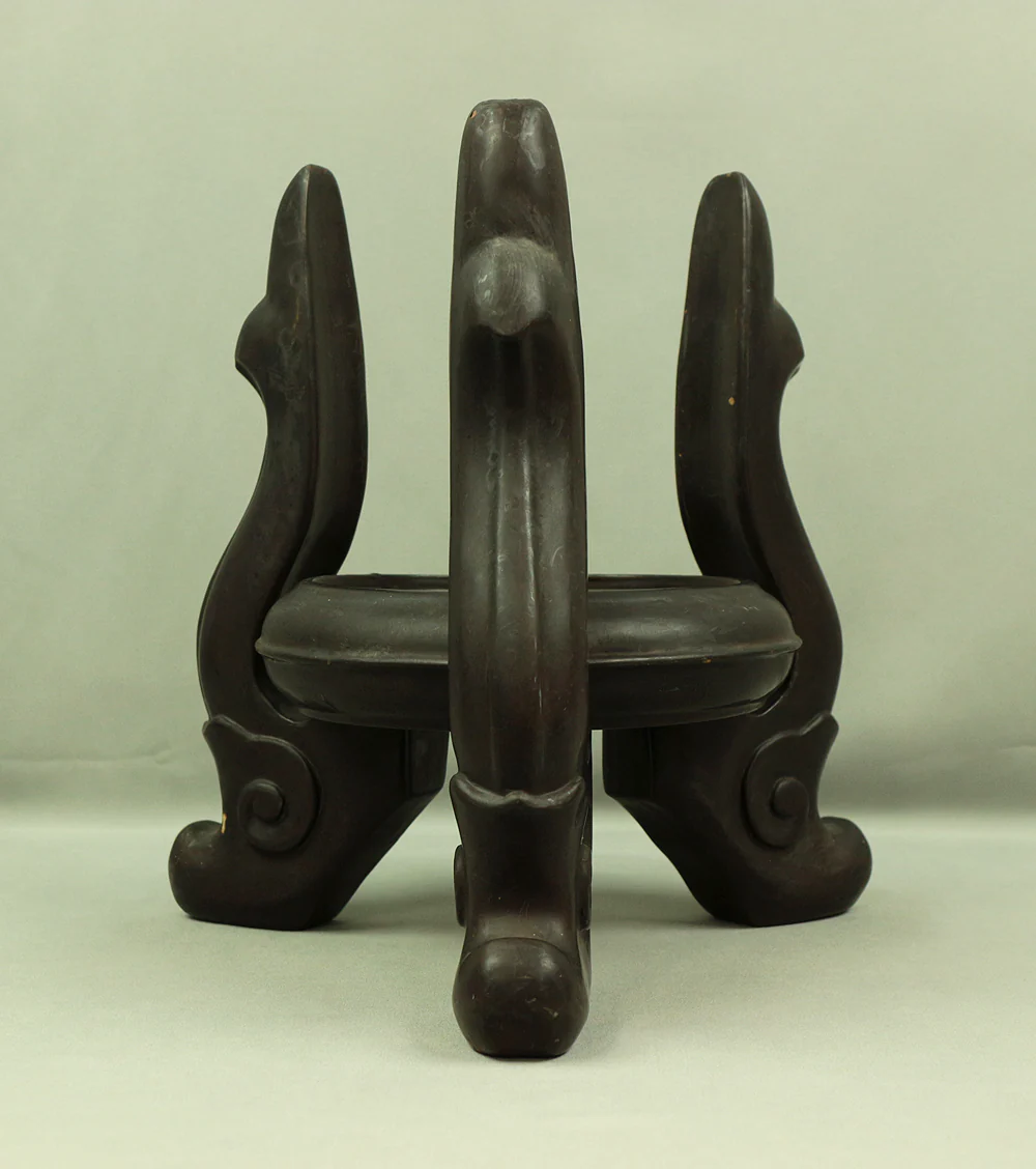 花台 KADAI Japanese Wooden Stand with three supports for Flower vase, IKEBANA, BONSAI etc V448 / Japan Planter Interior House plants Gardening - Image 5