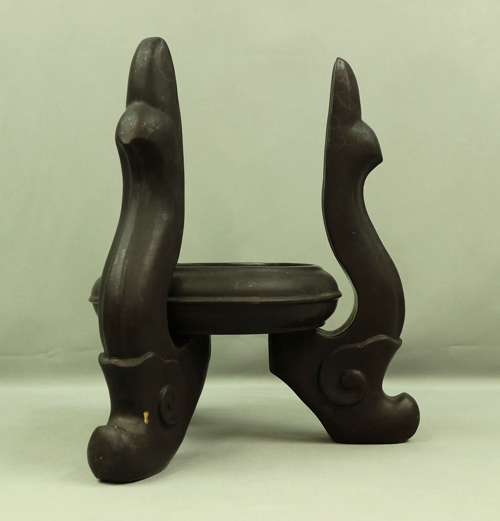 花台 KADAI Japanese Wooden Stand with three supports for Flower vase, IKEBANA, BONSAI etc V448 / Japan Planter Interior House plants Gardening - Image 6