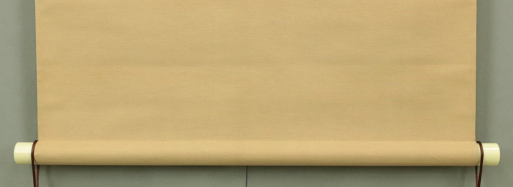 圭雲 KEIUN Kakehi Bamboo water pipe, Small Bird & Wild Chrysanthemum Scenery landscape I683 / Japanese art kakejiku kakemono hanging scroll - Image 8