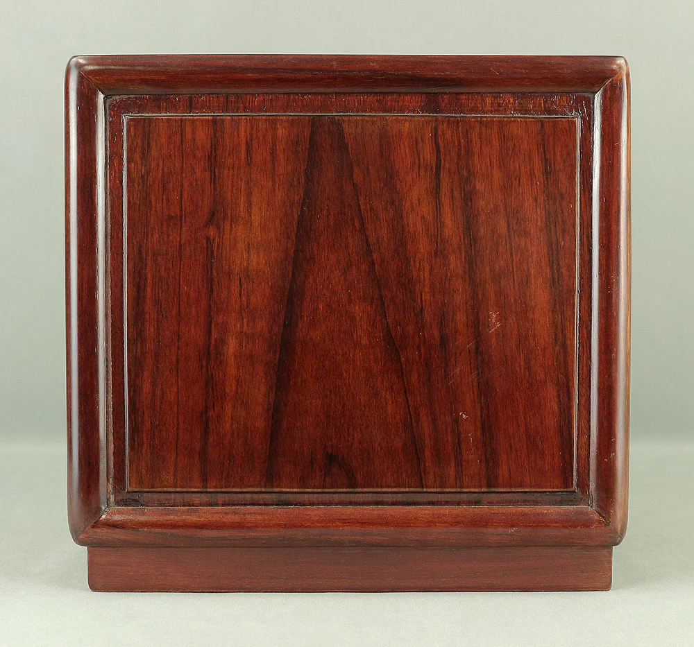 Korean art Cabinet inlaid Raden, mother of pearl Grape design Small Tansu Three Drawers V732 - Image 21