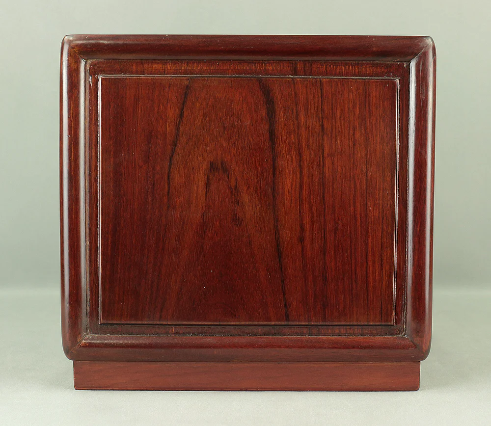 Korean art Cabinet inlaid Raden, mother of pearl Grape design Small Tansu Three Drawers V732 - Image 23