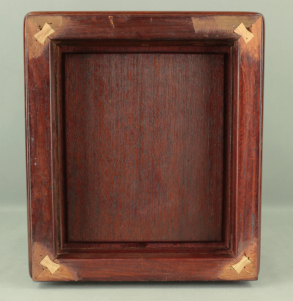 Korean art Cabinet inlaid Raden, mother of pearl Grape design Small Tansu Three Drawers V732 - Image 34