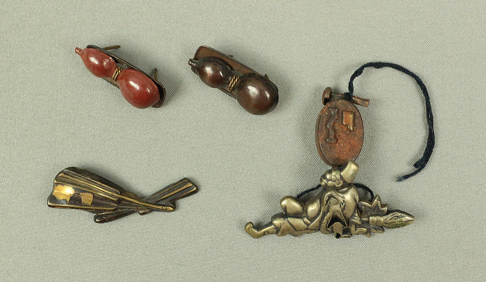 Menuki 10pcs Japanese antique samurai Musha Warrior Katana sword hilt ornaments parts decoration V563 - Image 13