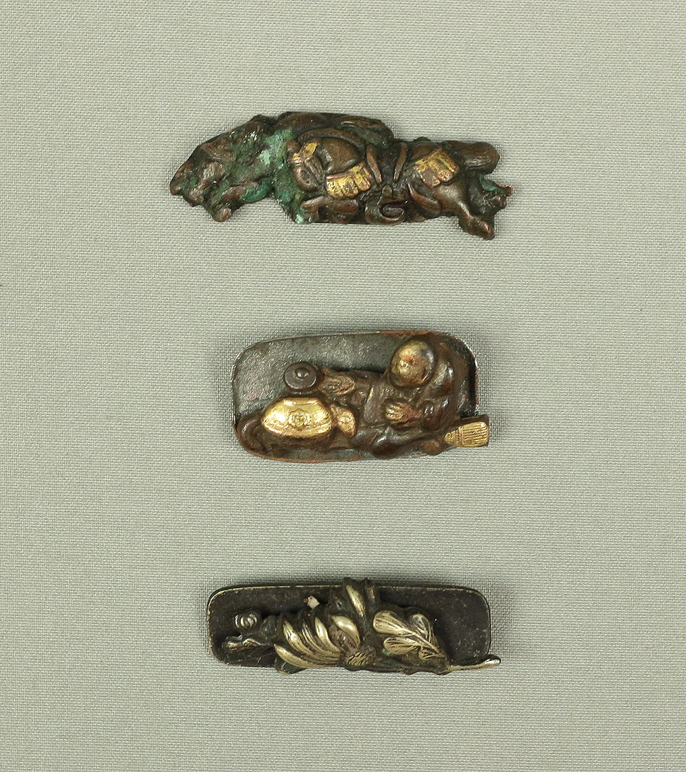 Menuki 10pcs Japanese antique samurai Musha Warrior Katana sword hilt ornaments parts decoration V563 - Image 18