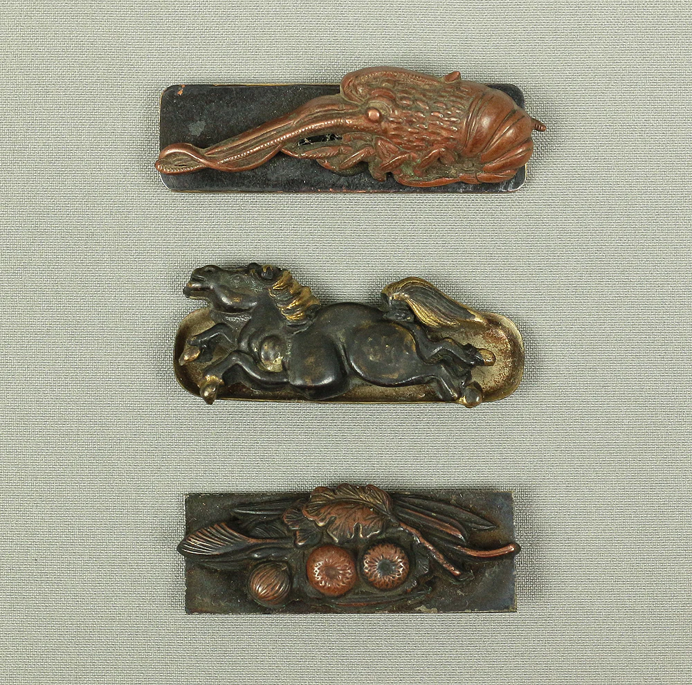 Menuki 10pcs Japanese antique samurai Musha Warrior Katana sword hilt ornaments parts decoration V563 - Image 7