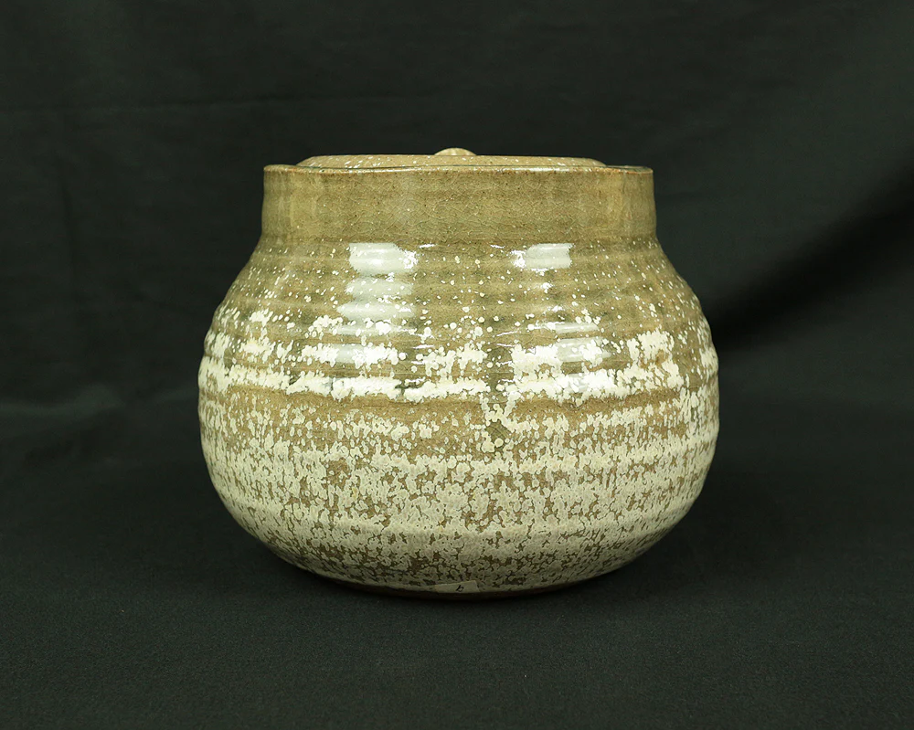 水指 MIZUSASHI Fresh water container by 黒川清雪 Kurokawa Seisetsu 1931~ Japanese Tea ceremony with Box V188 / Japan Tea utensils - Image 5