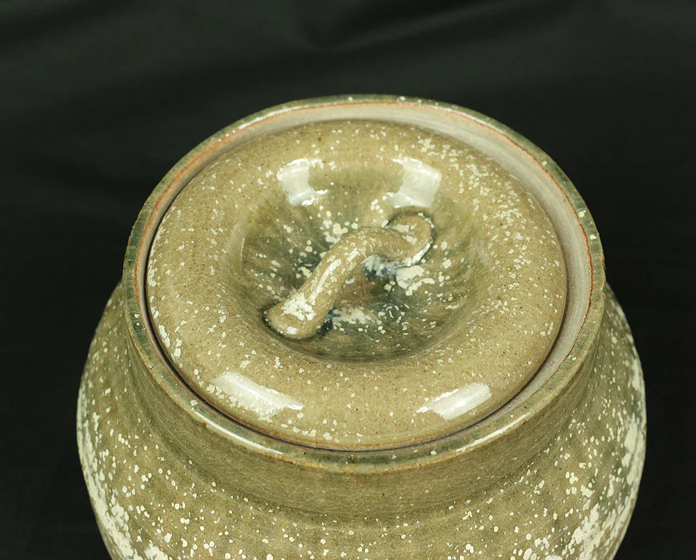 水指 MIZUSASHI Fresh water container by 黒川清雪 Kurokawa Seisetsu 1931~ Japanese Tea ceremony with Box V188 / Japan Tea utensils - Image 7