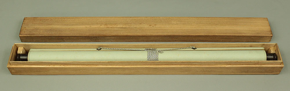 野口小蘋 NOGUCHI SHOHIN Female painter Age 1913 Fan surface - Flowers with Box W309 Japanese antique art kakejiku kakemono wall hanging scroll - Image 13