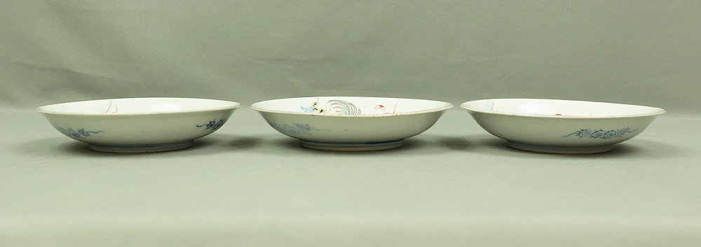 Old KO-IMARI NISHIKI Multi-colored Japanese Plates 5pcs Cherry & Birds with Box V367 / Dish Plants Butterfly Tableware Pottery - Image 16