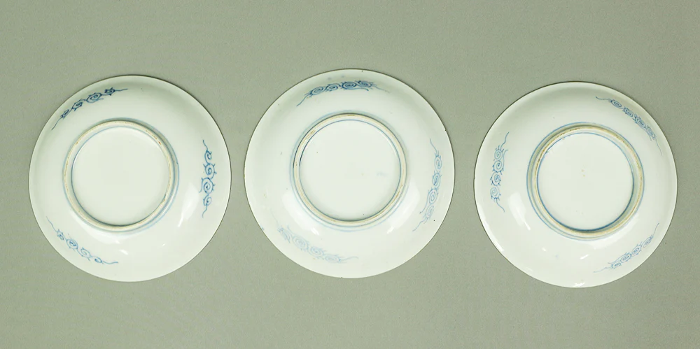 Old KO-IMARI NISHIKI Multi-colored Japanese Plates 5pcs Cherry & Birds with Box V367 / Dish Plants Butterfly Tableware Pottery - Image 20