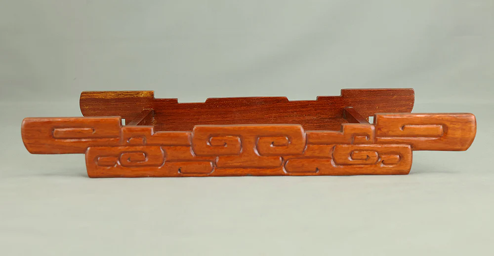 Openwork Curio Display Shelf Chigai-dana Style Bonsai and Art Stand VB105 - Image 44