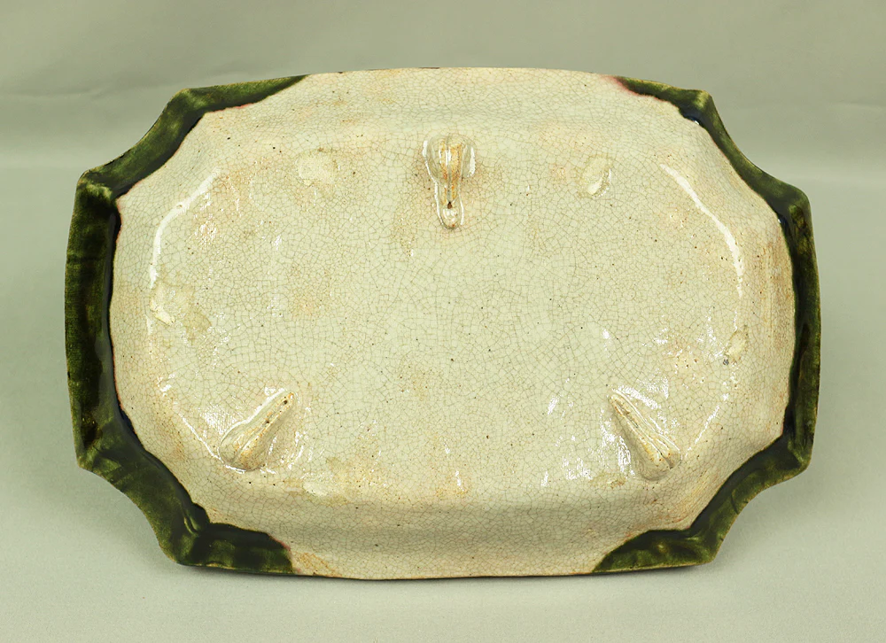 織部 ORIBE ware Handled Bowl 山口正文 YAMAGUCHI MASAFUMI Japanese Tea Ceremony Box V433 / Japan Traditional Tea room utensils Art Pottery - Image 10