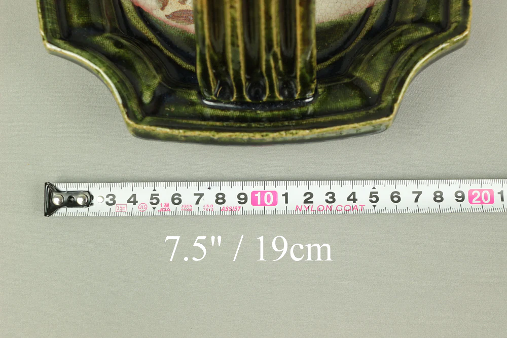 織部 ORIBE ware Handled Bowl 山口正文 YAMAGUCHI MASAFUMI Japanese Tea Ceremony Box V433 / Japan Traditional Tea room utensils Art Pottery - Image 15