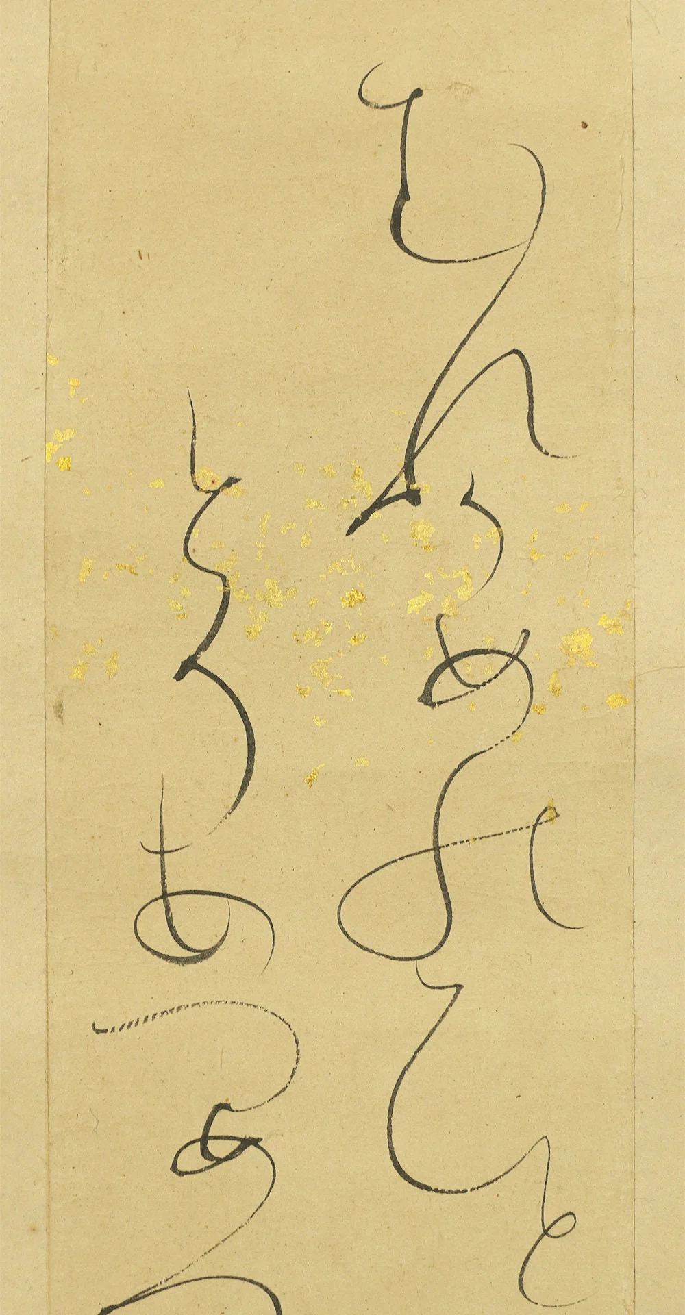 大田垣蓮月 OTAGAKI RENGETSU 1791~1875 Age 1871 Japanese kakejiku kakemono wall hanging scroll / Waka Poem むれがめの ひとつひとつの 万代を とりつどへつつ 君をかぞへん E928 - Image 6