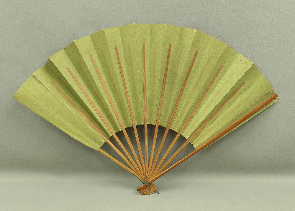 大田垣蓮月 OTAGAKI RENGETSU 扇子 Sensu Japanese folding fan WAKA Japanese poem, 1791~1875, nun,the greatest poet of the 19th century,potter - Image 11