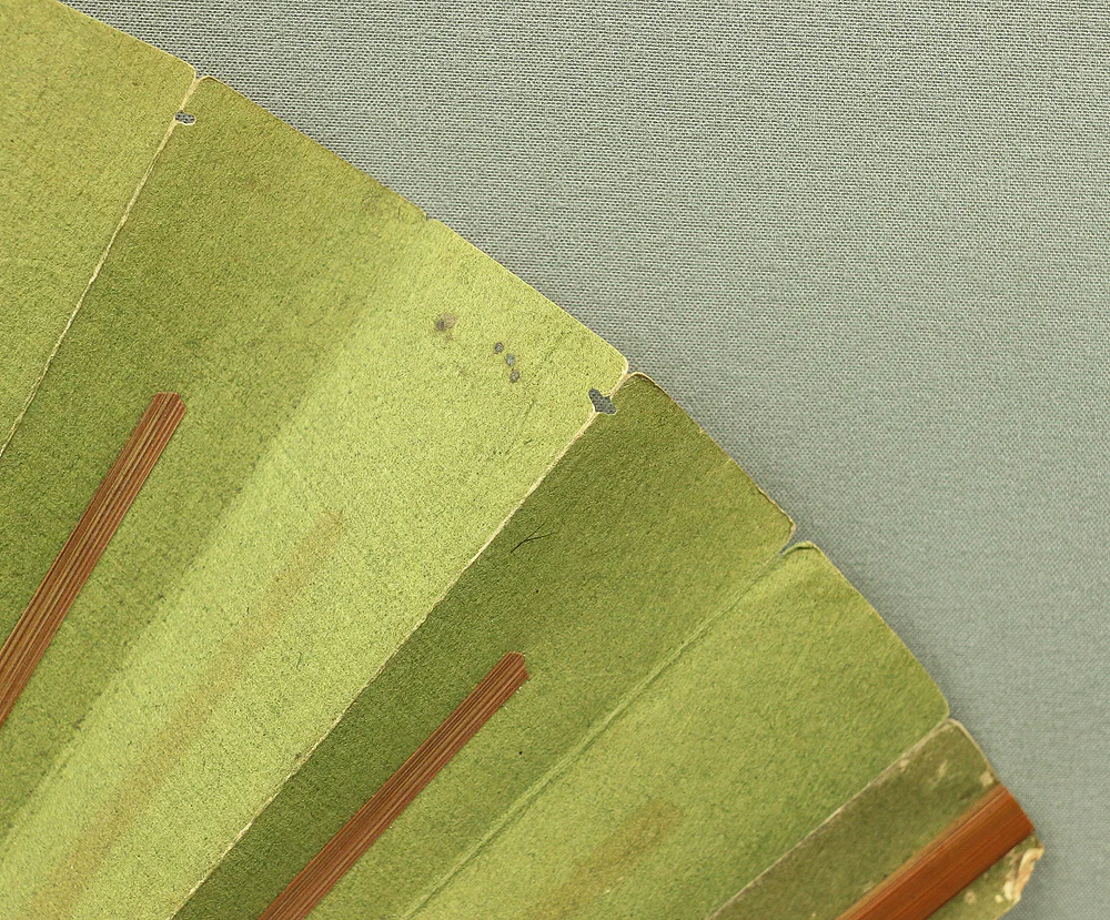 大田垣蓮月 OTAGAKI RENGETSU 扇子 Sensu Japanese folding fan WAKA Japanese poem, 1791~1875, nun,the greatest poet of the 19th century,potter - Image 12