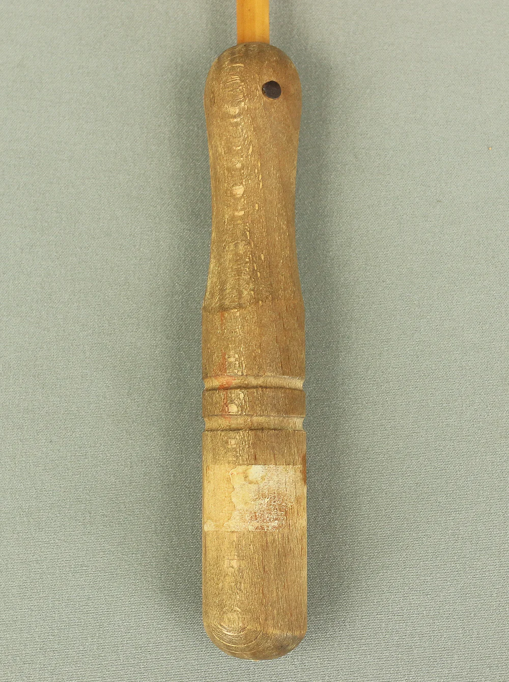 Reversible Mokugyo (Wooden Fish) Fish-shaped wooden temple drum wooden gong with stick & cushion Japanese Buddhist altar fittings - Image 19