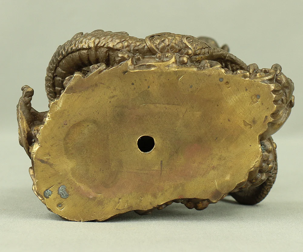 Rising Dragon Holding Cintamani (Nyoi Hoju) Okimono Figurine VA429 - Image 39