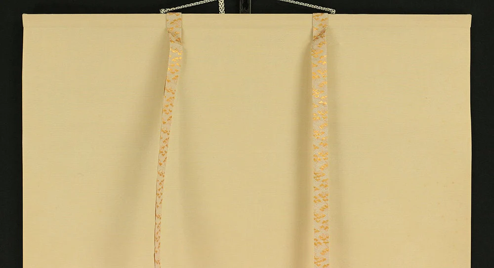 洗風 SENPU Japanese kakejiku kakemono hanging scroll NOH Play Actor ＆ Temple Bell / Japan Wall hanging Pine Dojoji Mask Costume Hand drawn - Image 4