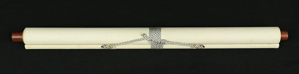 洗風 SENPU Japanese kakejiku kakemono hanging scroll NOH Play Actor ＆ Temple Bell / Japan Wall hanging Pine Dojoji Mask Costume Hand drawn - Image 9