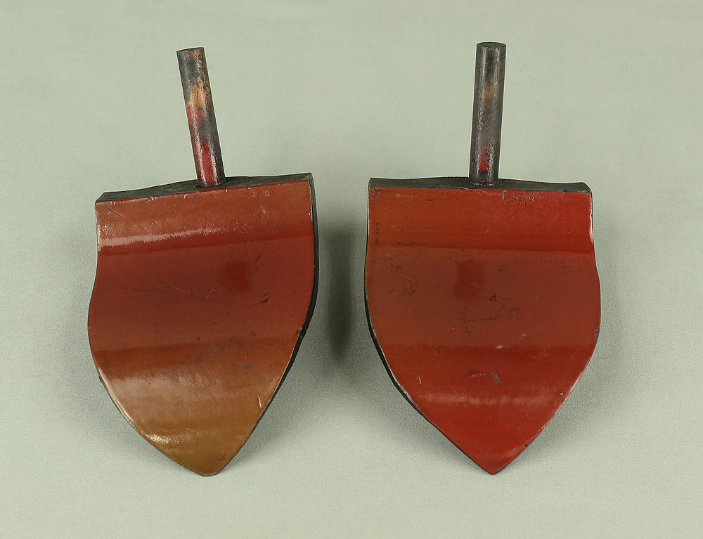 Shishigashira Japanese Old lacquered Gilt with eyes and tooth Shishimai head Mask Kagura Lion head Shinto tool ornament Okimono V708 - Image 34