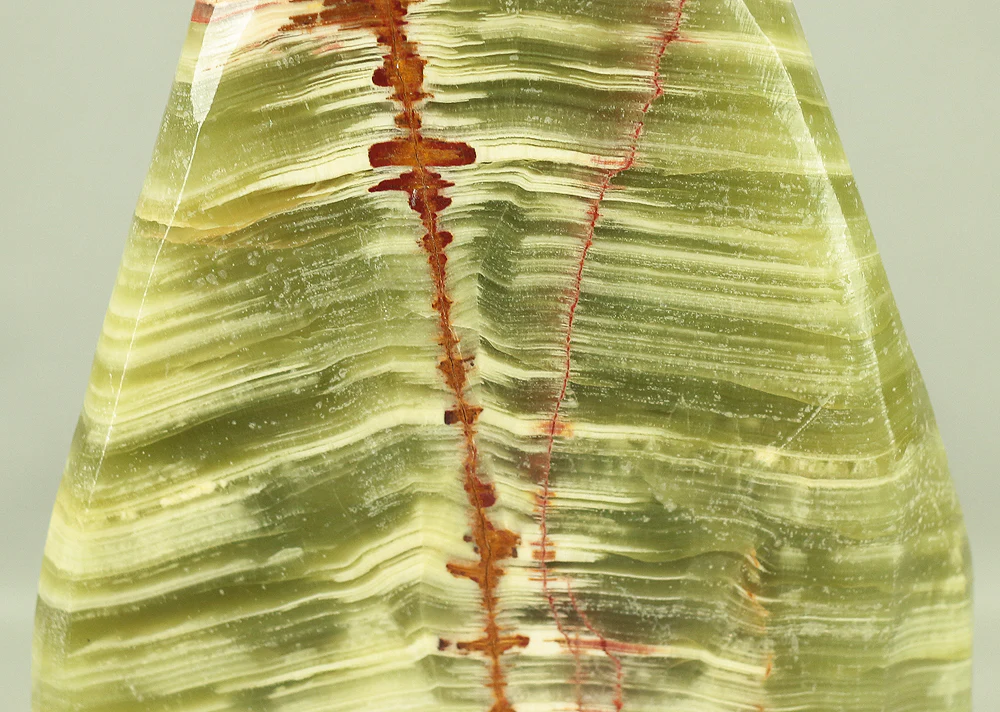 Suiseki - Agate Green Onyx Stone 7.7kg with Onyx Stone Stand VA543 - Image 12