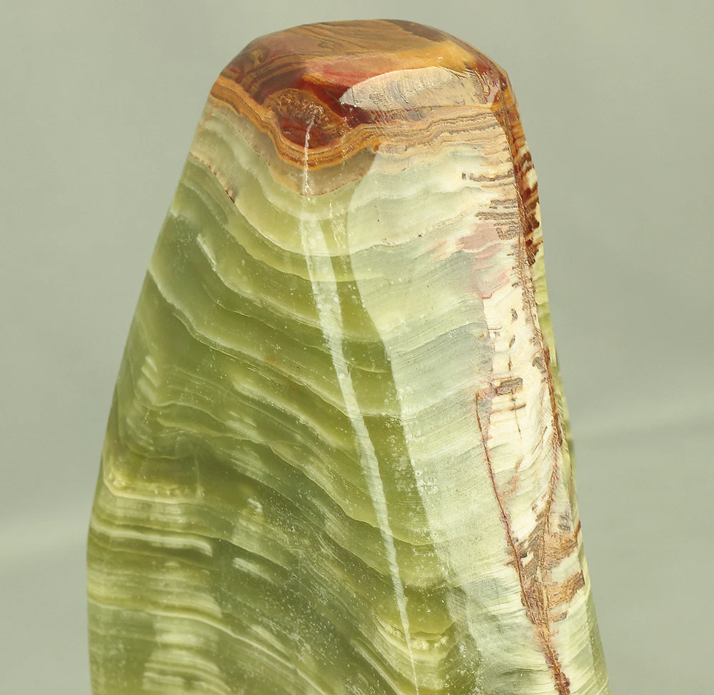 Suiseki - Agate Green Onyx Stone 7.7kg with Onyx Stone Stand VA543 - Image 21