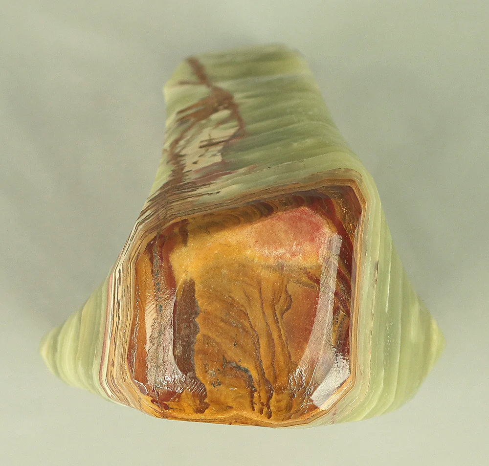 Suiseki - Agate Green Onyx Stone 7.7kg with Onyx Stone Stand VA543 - Image 24